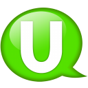 Speech Balloon Green U Emoticon