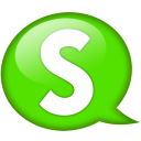 Speech Balloon Green S Emoticon