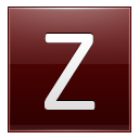 Letter Z Red Emoticon