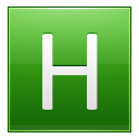 Letter H Lg Emoticon