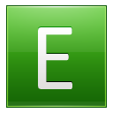 Letter E Lg Emoticon