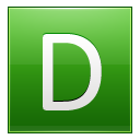 Letter D Lg Emoticon