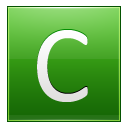 Letter C Lg Emoticon