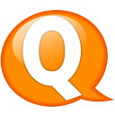 Speech Balloon Orange Q Emoticon