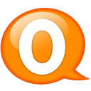 Speech Balloon Orange O Emoticon