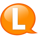 Speech Balloon Orange L Emoticon