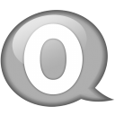 Speech Balloon White O Emoticon