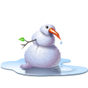 Pool Snowman Emoticon