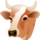 Cow Head Emoticon