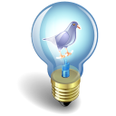 Twitter Bulb Purple Emoticon