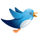 Twitter Bird Flying Emoticon