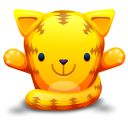Cat Orange Emoticon