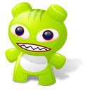 Green Toy Emoticon