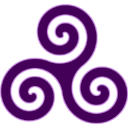 Purple Triskele Emoticon