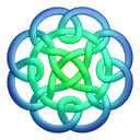 Bluegreen Circleknot Emoticon