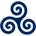 Blue Triskele Emoticon