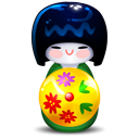 Kokeshi Green Emoticon