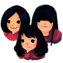 Three Girls Emoticon