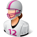 Sport Football Player Female Light Emoticon