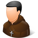 Religions Catholic Monk Emoticon