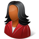 Office Customer Female Dark Emoticon