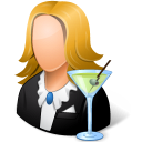 Occupations Bartender Female Light Emoticon