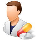 Medical Pharmacist Male Light Emoticon