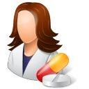 Medical Pharmacist Female Light Emoticon