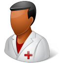 Medical Nurse Male Dark Emoticon