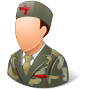 Medical Army Nurse Male Light Emoticon