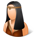 Historical Barbarian Female Emoticon