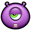 Alien Talk Tired Emoticon