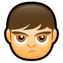 Male Face A4 Emoticon