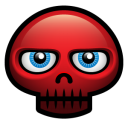 Red Skull Emoticon