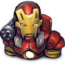 Comics Ironman Red Emoticon