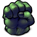 Comics Hulk Fist Emoticon