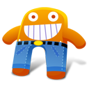 Creature Orange Pants Emoticon