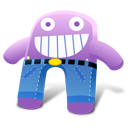 Creature Grape Pants Emoticon