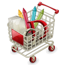 Full Shopping Cart Emoticon