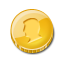 Gold Coin Single Emoticon