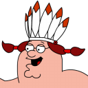 Peter Griffin Indian Zoomed 2 Emoticon