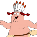 Peter Griffin Indian Zoomed Emoticon