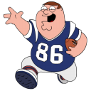 Peter Griffin Football Emoticon