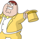 Peter Griffen Tux Zoomed Emoticon