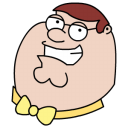 Peter Griffen Tux Head Emoticon