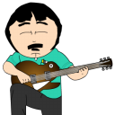 Randy Marsh Jamming 2 Emoticon