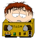 Cartman Awesom O Exhausted Emoticon