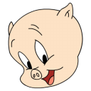 Porky Posing Emoticon