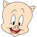 Porky No Bow Emoticon