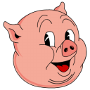 Old Porky Color Emoticon